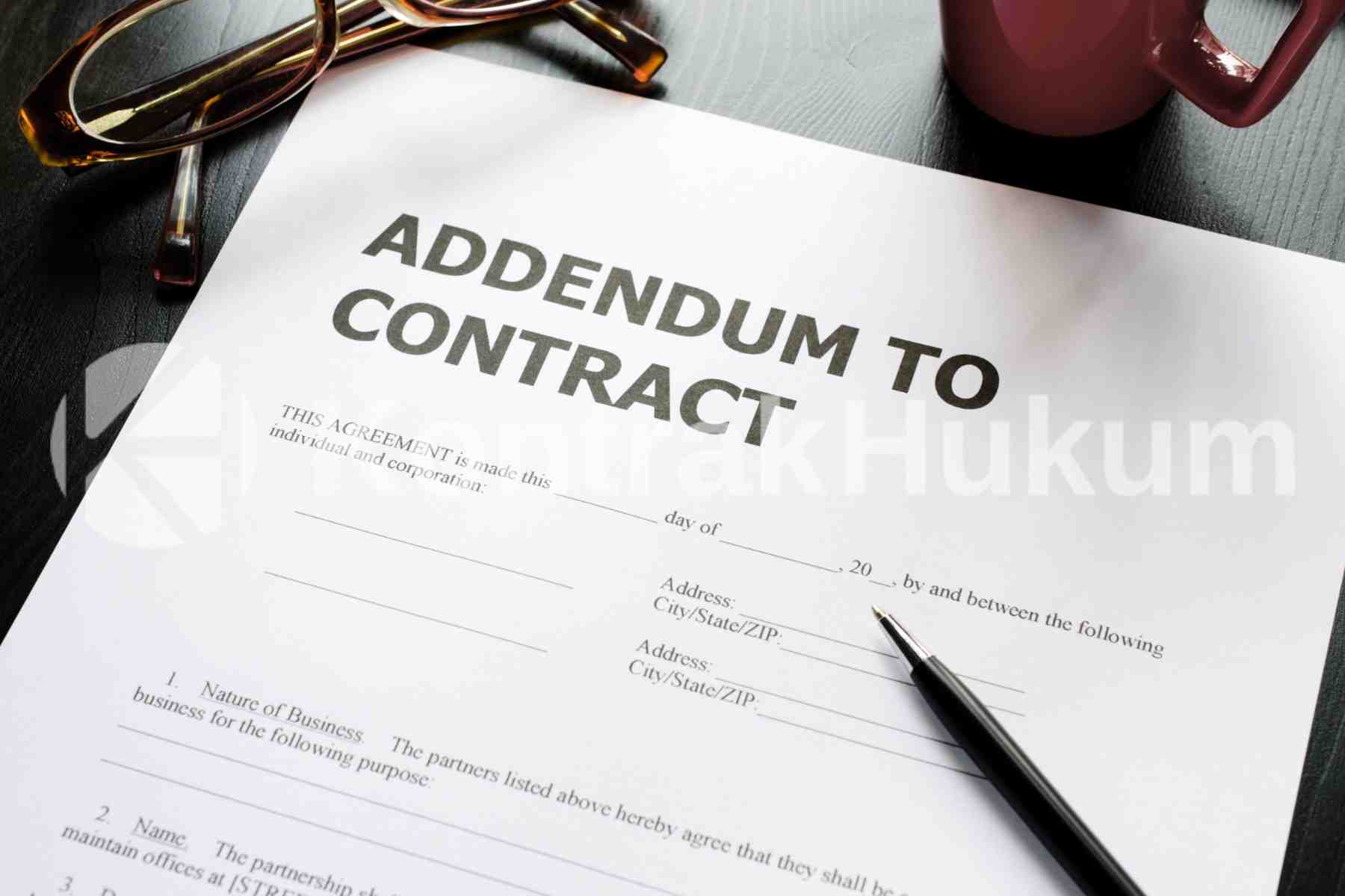 Addendum Kontrak