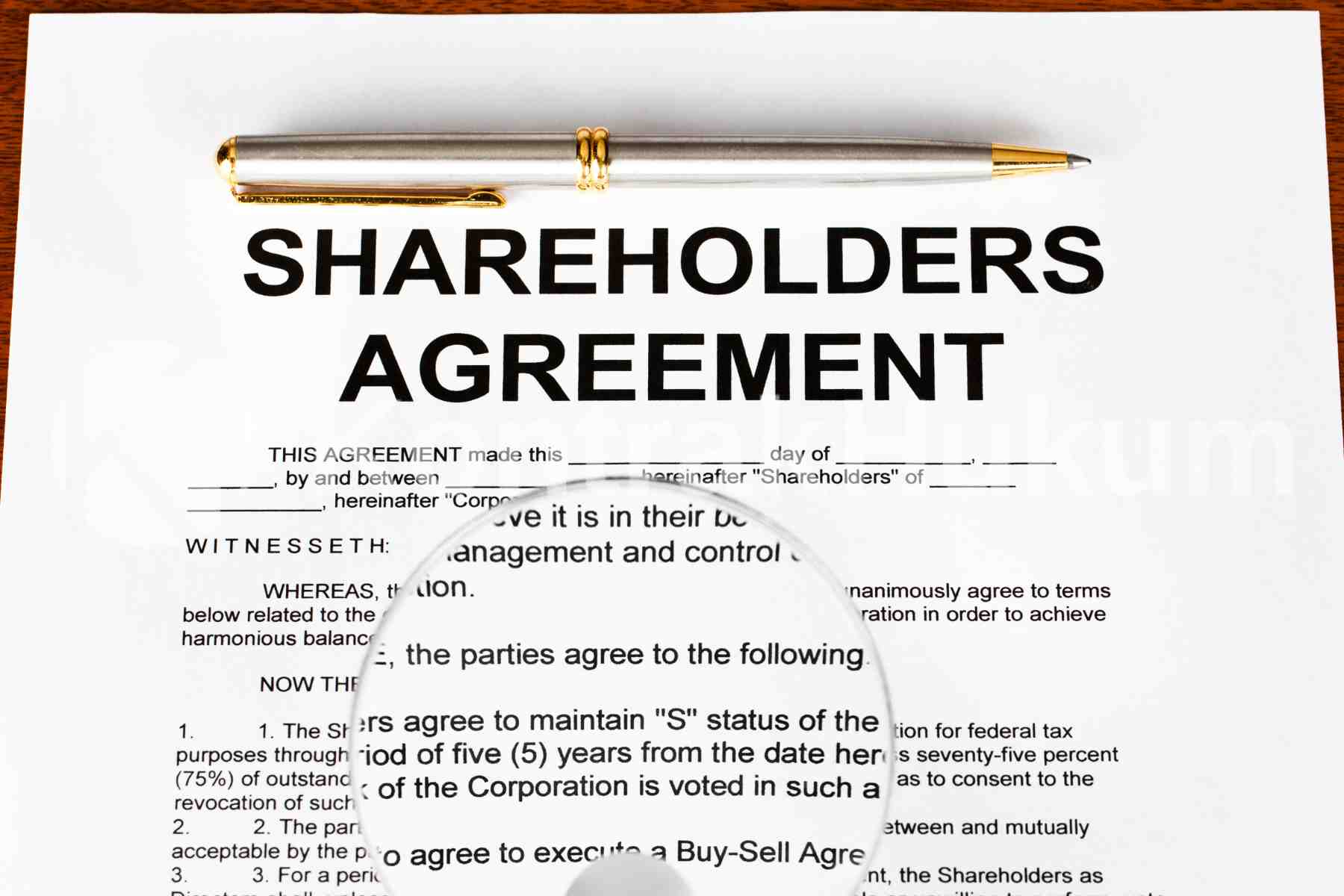 perjanjian pemegang saham