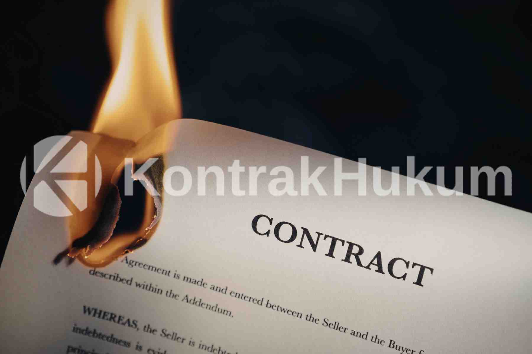 Pembatalan sepihak kontrak