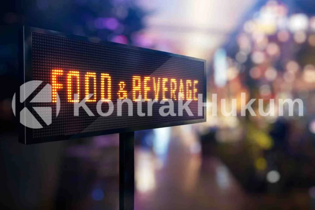 KBLI makanan dan minuman